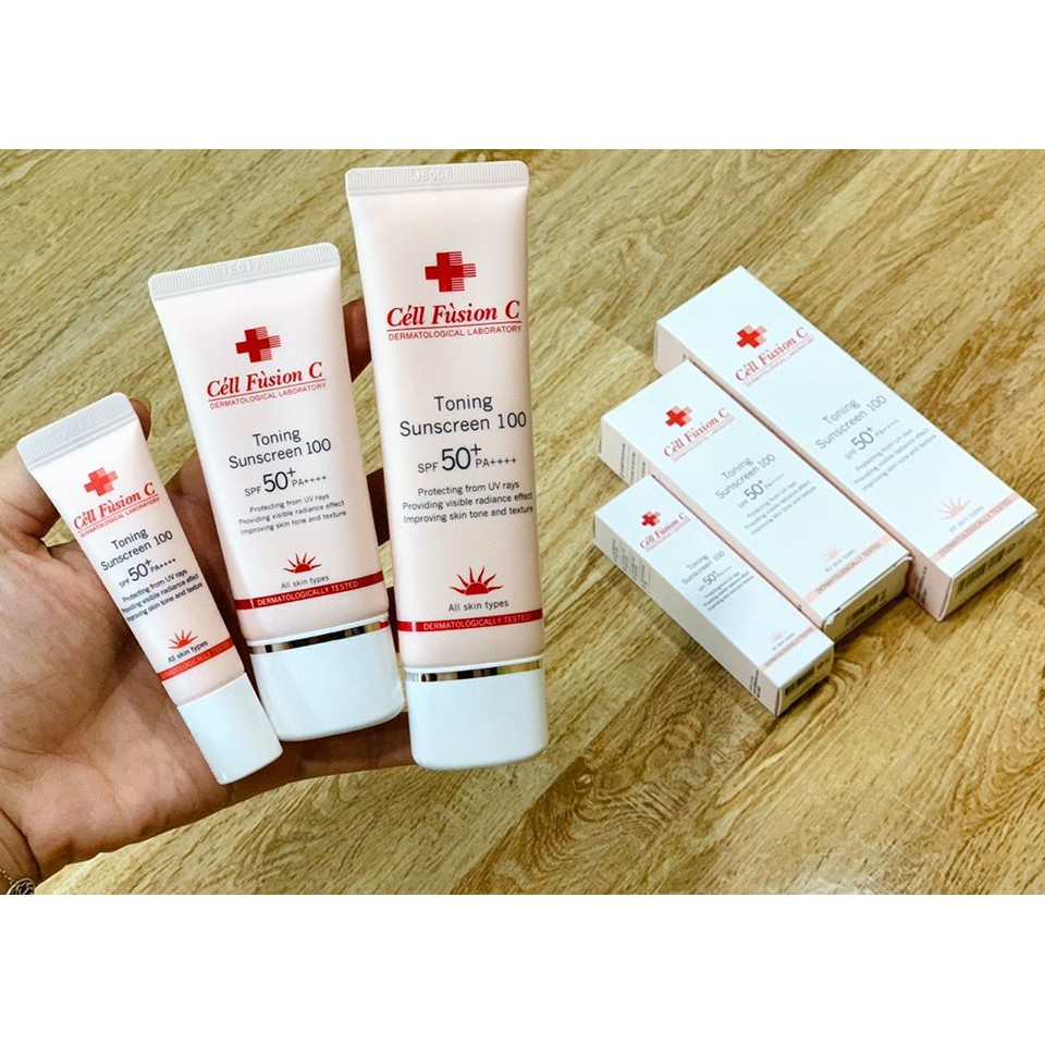 (chính hãng) 𝐊𝐞𝐦 𝐜𝐡𝐨̂́𝐧𝐠 𝐧𝐚̆́𝐧𝐠 #Cell_fusion_C Toning hồng