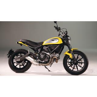 Áp phích bằng thiếc in hình Ducati Scrambler Los Angeles Times