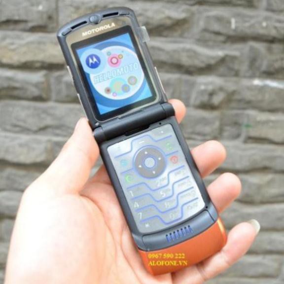 Điện Thoại Motorola V3i Nâu [ Phím Thép Màu Trắng ]