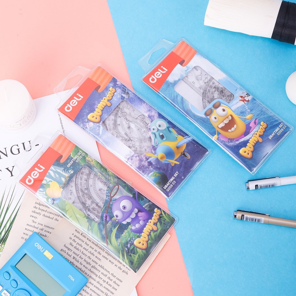 Bộ 4 Thước Đo 15cm Chuyên Dụng Chất Lượng