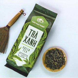 Trà xanh bao thiếc Cầu Đất Farm (125gr)
