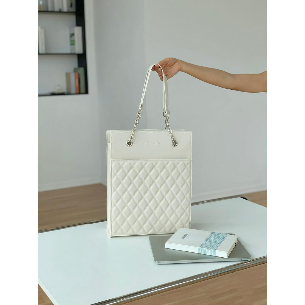 Túi tote nữ Stella - túi da size lớn có thể đựng Laptop, A4 cho nàng đi làm, đi học