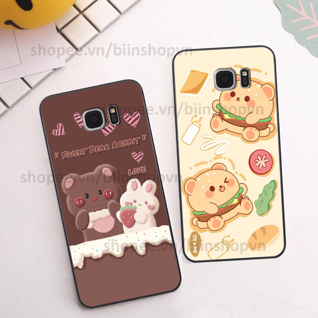 Ốp Samsung S6 / S6 EDGE / S7 / S7 EDGE in hình gấu chocolate kẹo ngọt siêu đẹp siêu xinh