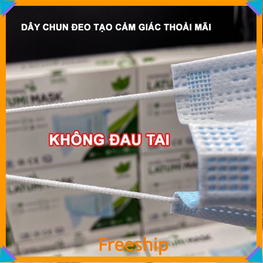 1 Thùng Khẩu Trang Y tế Lọc khuẩn 4 Lớp LATUMI Cao Cấp Xuất Khẩu 50 hộp yoneshop01