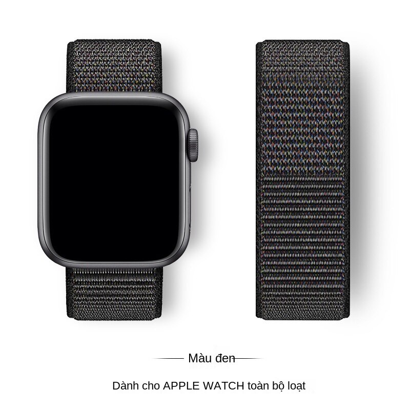 Dây đeo tay làm từ nylon kiểu bện cho iwatch 8 / 7 / 6 / 5 / 4 / 3 /SE Ultra S8 49mm 44mm / 40mm / 42mm / 38mm /41mm / 45mm