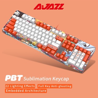 Ajazz DKM150 104-key backlit mechanical gaming keyboard