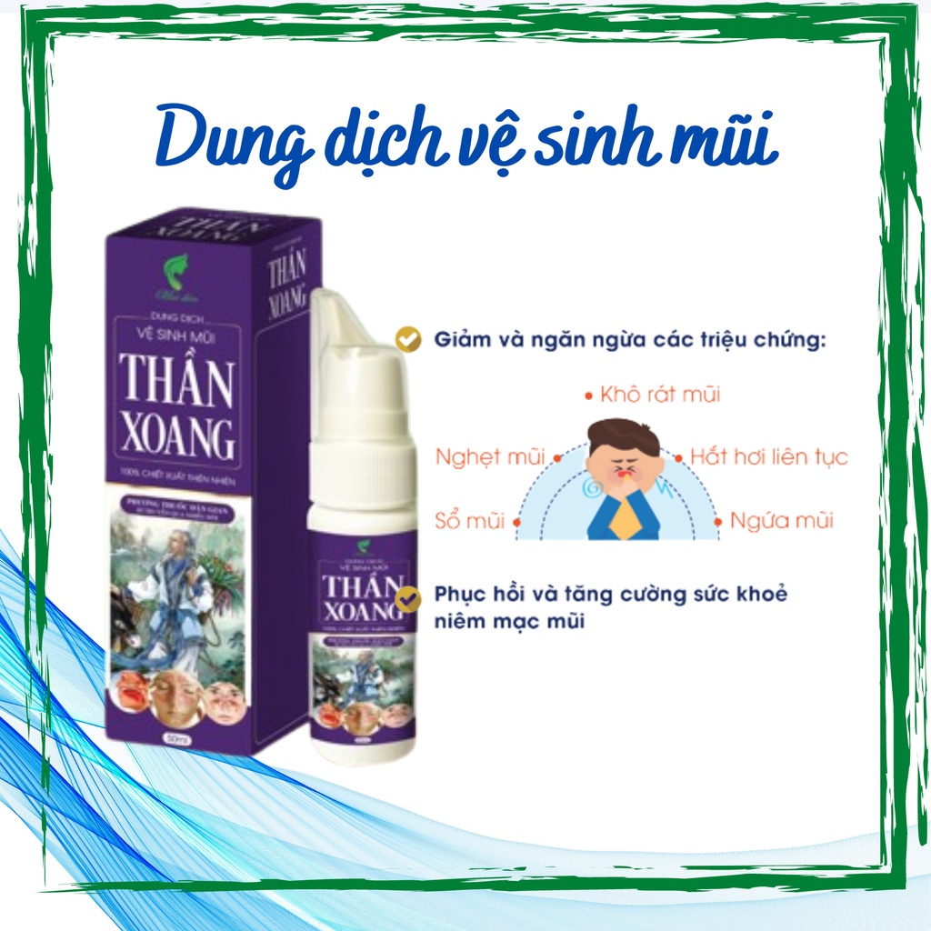 Dung dịch vệ sinh mũi 70ml - Giảm tình trạng chảy nước mũi,sổ mũi,khô mũi