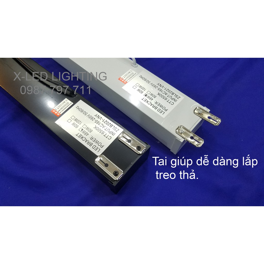 ĐÈN THANH TREO THẢ 40w - LINEAR - VĂN PHÒNG - SHOP - DECOR 70mm và 100mm