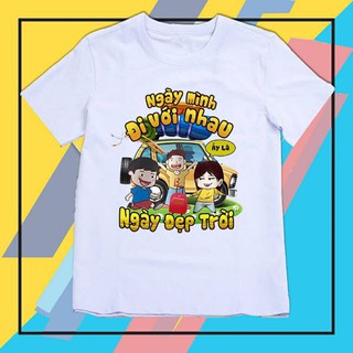 áo nhóm, áo lớp ngày mình đi với nhau là ngày đẹp trời