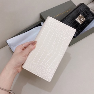 Clutch CK khoá gập da rắn size 19cm fullbox