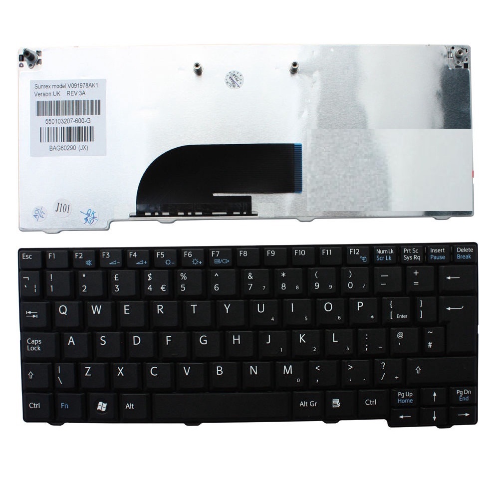 Bàn phím laptop SONY VPC-M MÀU ĐEN - MÀU BẠC