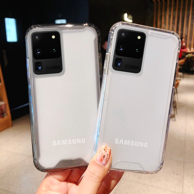 【Ready Stock】Samsung Galaxy S20 Plus Ultra A51 A71 S10 Acrylic Clear Hybrid Case Cover 7/16