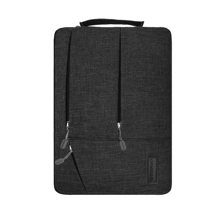 Túi chông sock laptop có quai xách 12'(11.6'') (màu xám đen)