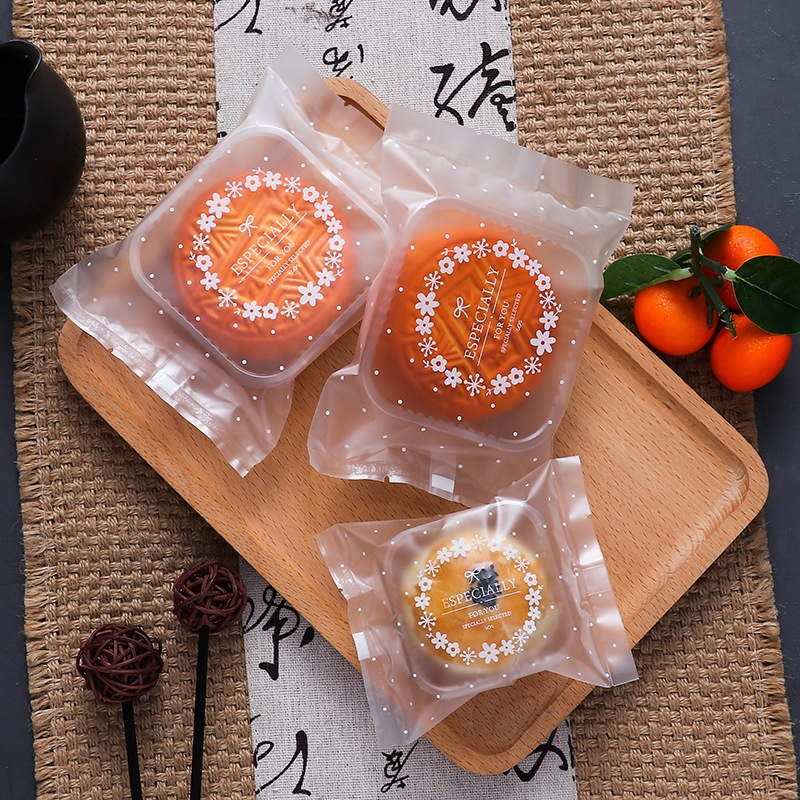 100 Túi Đựng Bánh Kẹo, Bao Bì Đựng Trà, Bánh Kẹo Họa Tiết Vòng Hoa Especially - VUA BAO BÌ