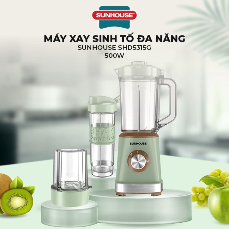 Máy xay sinh tố đa năng Sunhouse SHD5315G