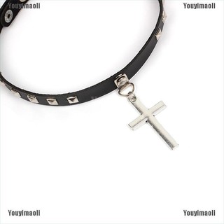 Choker chất liệu da PU cá tính cho nữ