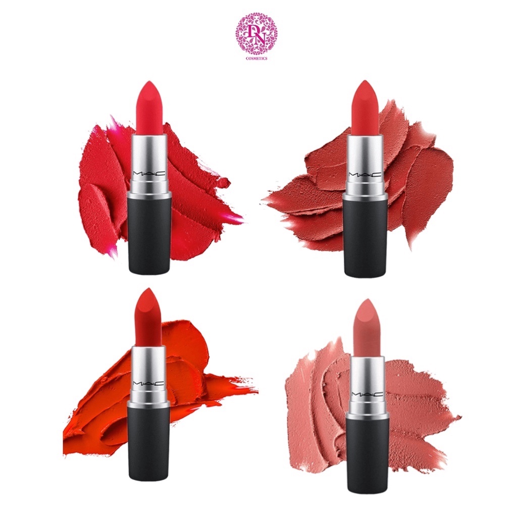 Son Thỏi Mac Kiss Powder Lipstick Mẫu Mới 3g