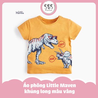 Áo phông Little Maven khủng long màu vàng