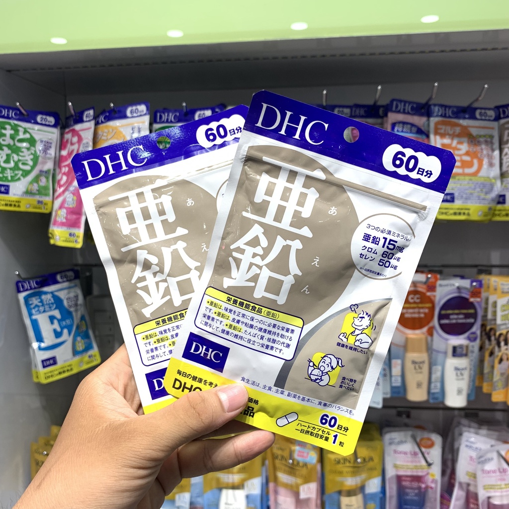 Viên Uống Bổ Sung Kẽm DHC 60 Ngày