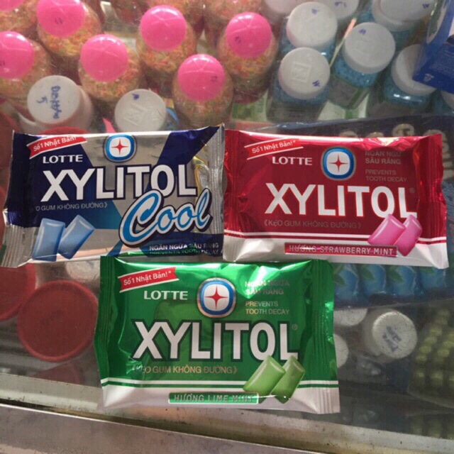 Kẹo cao su xylitol không đường combo 5 vỉ