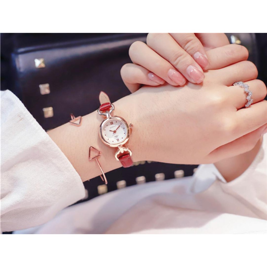 [CỰC ĐẸP] ĐỒNG HỒ NỮ DÂY DA VISER MẶT TRÒN DÂY NHUYỄN CỰC ĐẸP | BigBuy360 - bigbuy360.vn