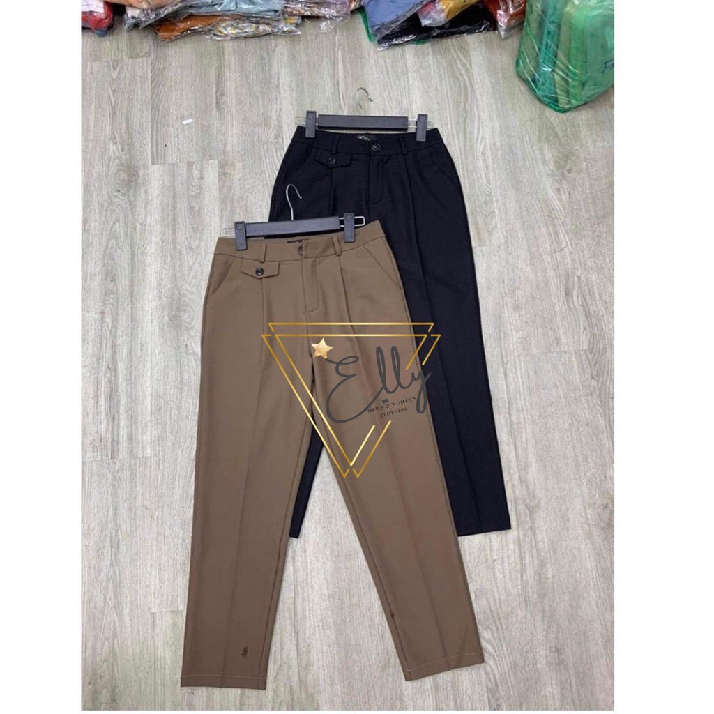 [Mã NGUY356 Giảm 2% Đơn Từ ₫99k] Quần baggy nữ kiểu dáng công sở lịch sự