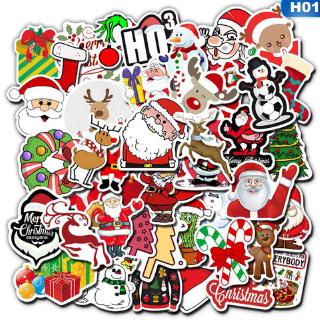 50 Sticker Dán Trang Trí Phong Cách Giáng Sinh