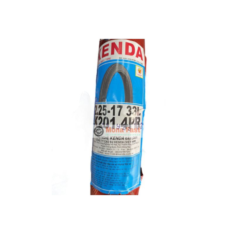 Vỏ lốp trước xe Dream hiệu KENDA size 2.25-17 (4 lớp bố)