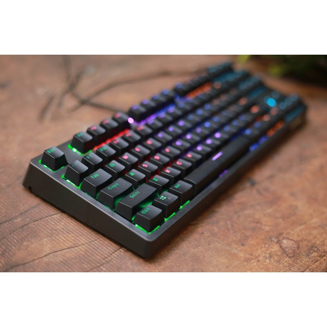 Bàn phím cơ E-Dra EK387 Black/White/Pink Huano switch - Chính hãng bảo hành 24 tháng