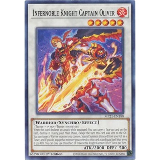 Thẻ bài Yugioh - TCG - Infernoble Knight Captain Oliver / MP21-EN188'
