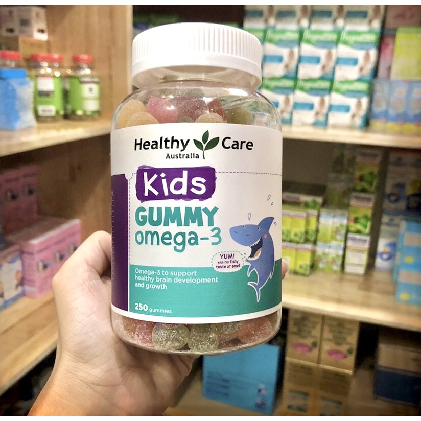 KẸO GUM OMEGA 3 - HEALTHY CARE 250 VIÊN MẪU MỚI