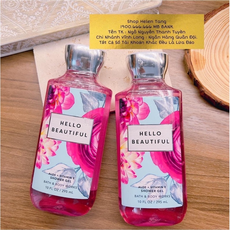 Sữa tắm lưu hương mịn da Bath and Body works 295ml/1chai
