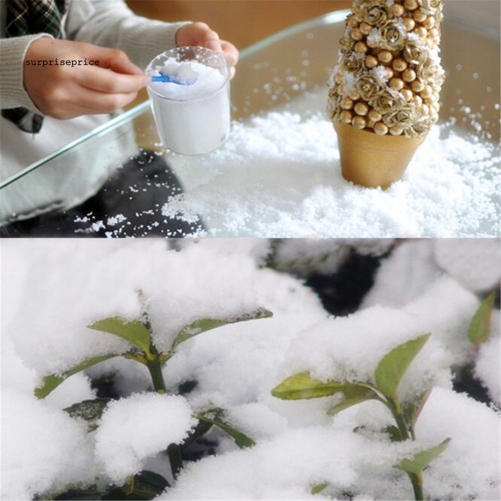 Bột tuyết nhân tạo có thể tái sử dụng trang trí giáng sinh/ tiệc cưới chất lượng cao