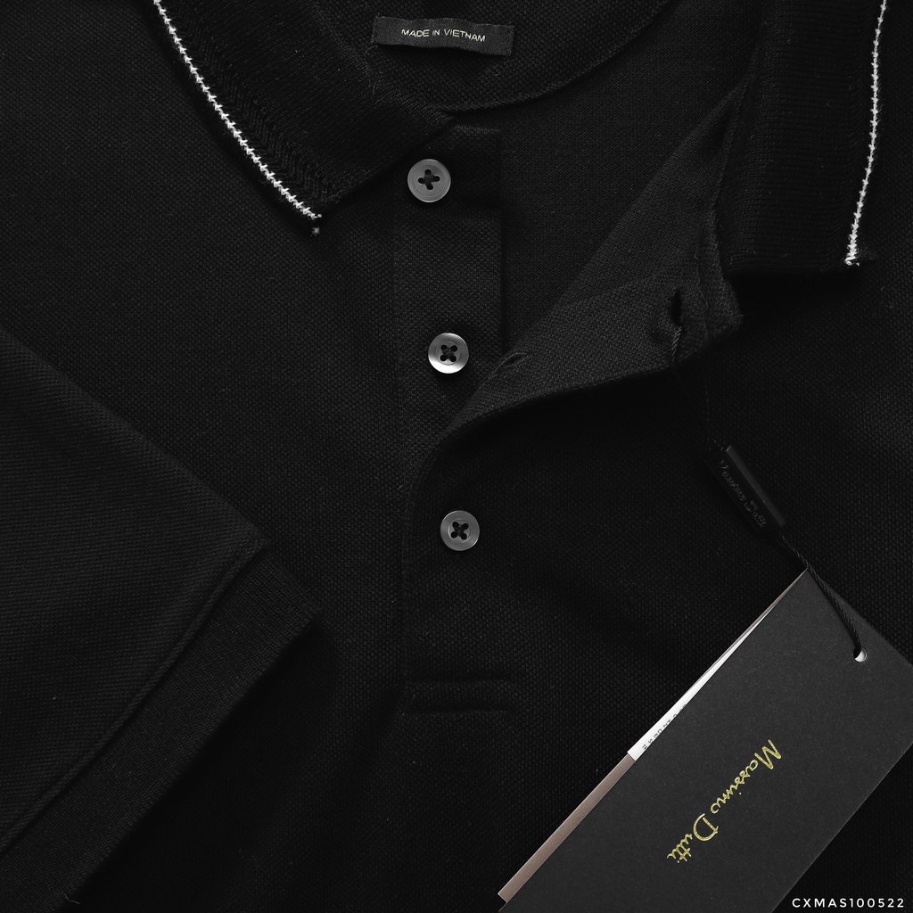 Aó polo nam M.Dutti cổ 3 khuy,Form Slimfit,vải cotton cá sấu khô dư xịn co dãn 4 chiều,thấm hút mồ hôi,Hàng VNXK