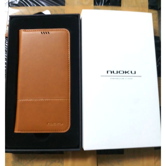 Bao da dạng ví có khe card visit NUOKU GENTLE LEATHER cho IPhone 11/IPhone 11 pro/IPhone 11 Pro Max