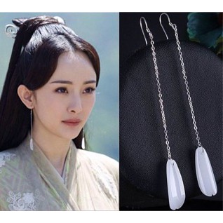 Bông tai Bạch Thiển Tam sinh tam thế - Hoa tai cổ trang