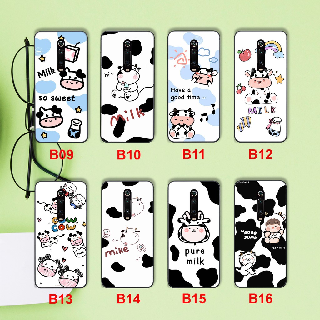 [RẺ VÔ ĐỊCH] Ốp lưng Xiaomi Redmi K20- K20 PRO -K30 5G- MI 9T HÌNH BÒ SỮA HỌA TIẾT BÒ SỮA ĐẸP RẺ CỰC BỀN