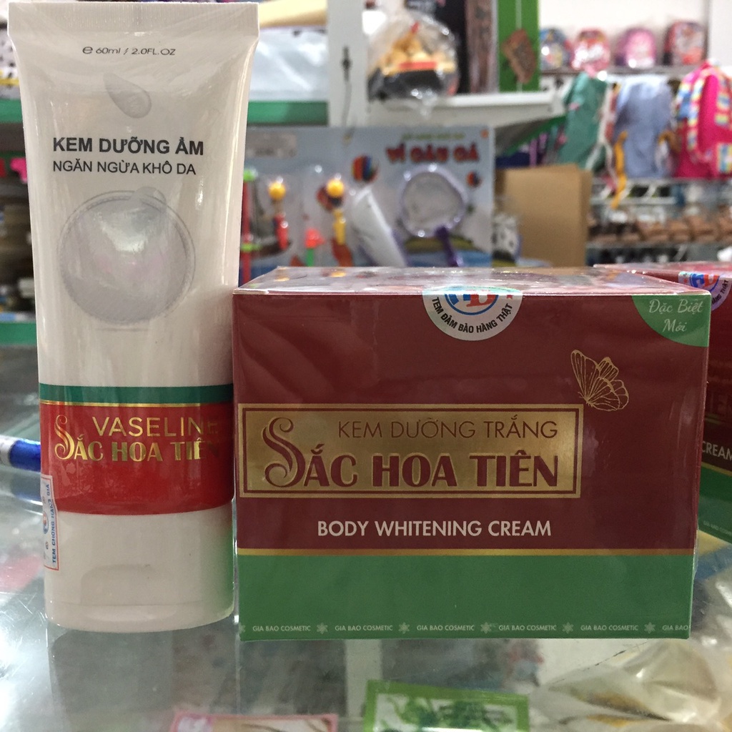 KEM DƯỠNG TRẮNG SẮC HOA TIÊN 150gam giá bao bì 379.000vnđ