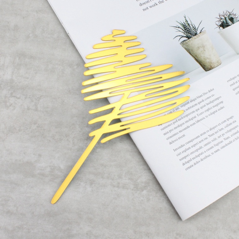 đồ trang trí bánh kem [FREESHIP❤️] set 10 thẻ meka TÌNH YÊU tráng gương