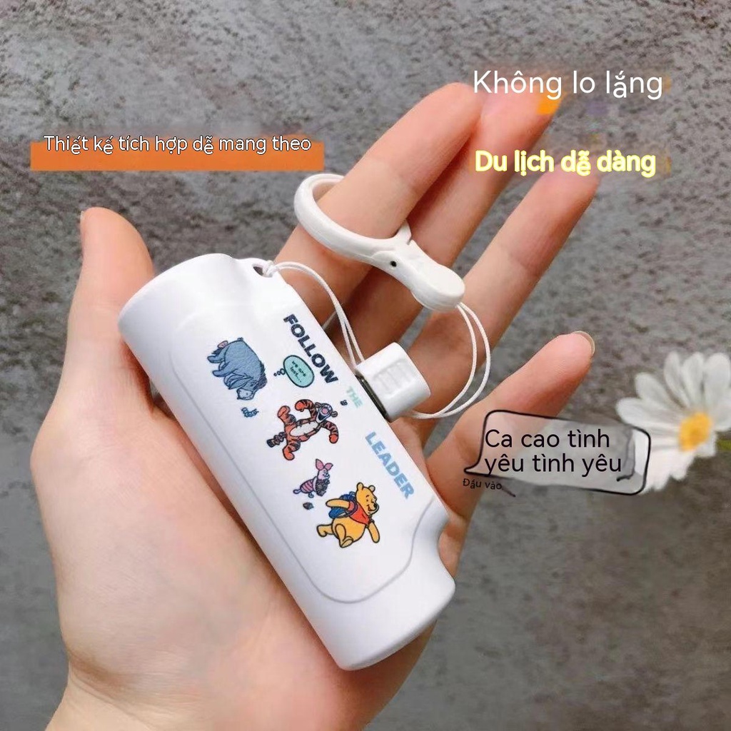Sạc dự phòng mini 5,000mAh Pin dự phòng mini dung lượng lớn