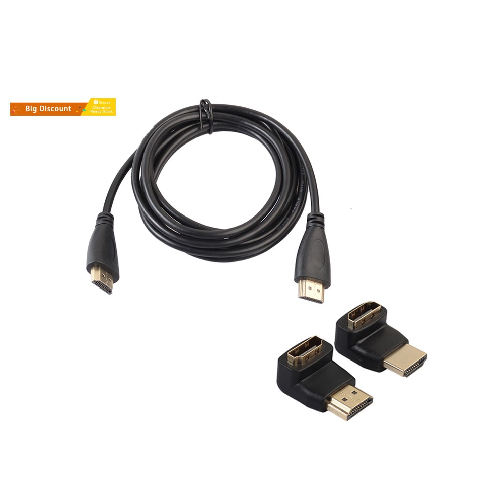 Dây Cáp Hdmi 90 Độ Tốc Độ Cao V1.4 Male Sang Male Female Hdmi