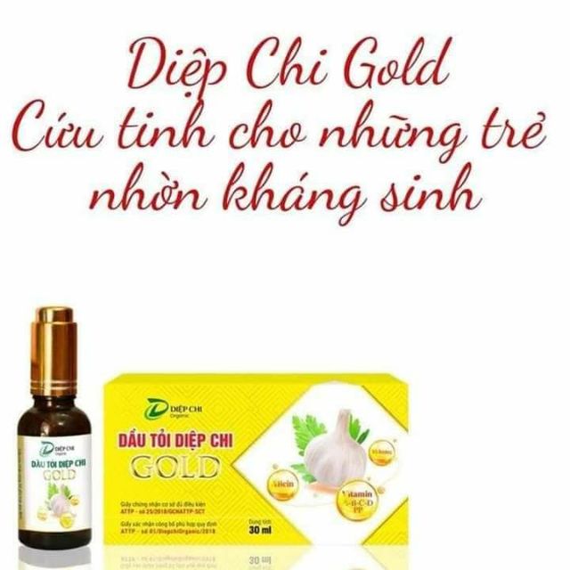 Dầu tỏi diệp chi Gold.