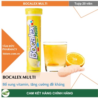 BOCALEX MULTI DHG (Tuýp 20 viên) - Viên sủi Bổ sung multivitamin [Beroca, berroca, berocca]