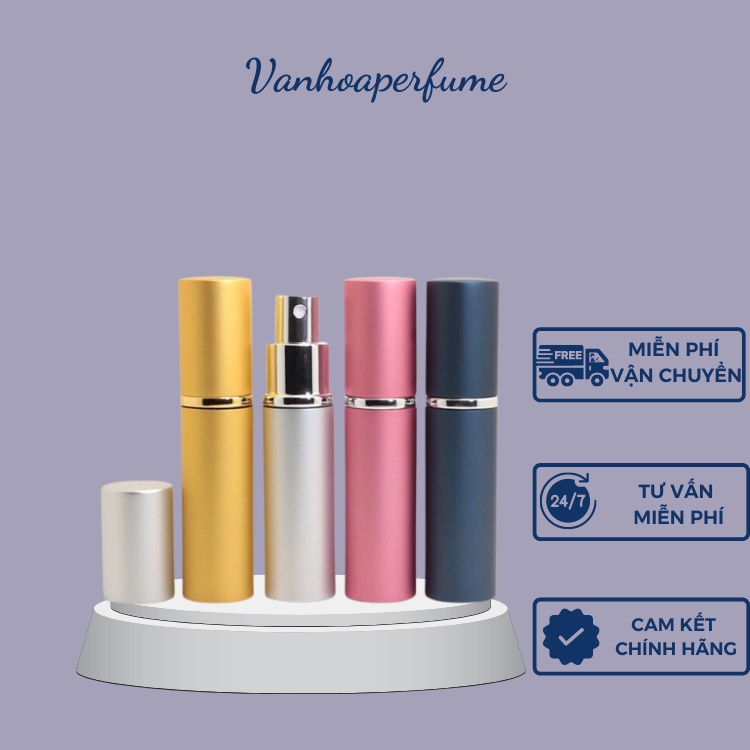 (𝗖𝗼𝗺𝗯𝗼 𝟮) Lọ chiết nước hoa nhôm 2 lớp 5ml-10ml