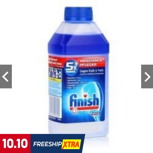 Dung dịch tẩy cặn và vệ sinh máy rửa bát Finish chai 250ml