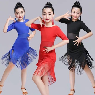 Đầm khiêu vũ thun ôm trẻ em