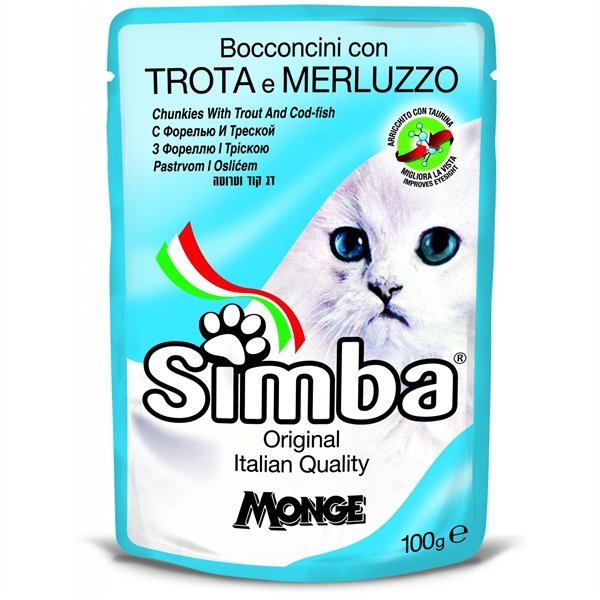 Pate Italy cho Mèo Chunkies cho Mèo Simba Cá Hồi Cá Tuyết nhập Ý tươi thơm ngon Garé Pet Shop