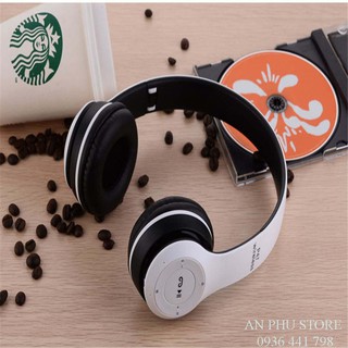 TAI NGHE BLUETOOTH P47 CHỤP TAI CÓ KHE CẮM THẺ NHỚ-Tặng giắc cắm 3.5
