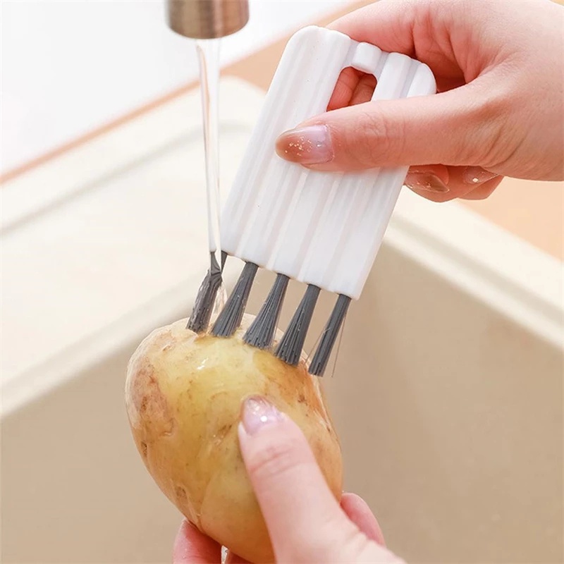 1 Bàn Chải Lông Mềm Quét Bụi Vệ Sinh Nắp Nồi Cửa Sổ Đa Năng