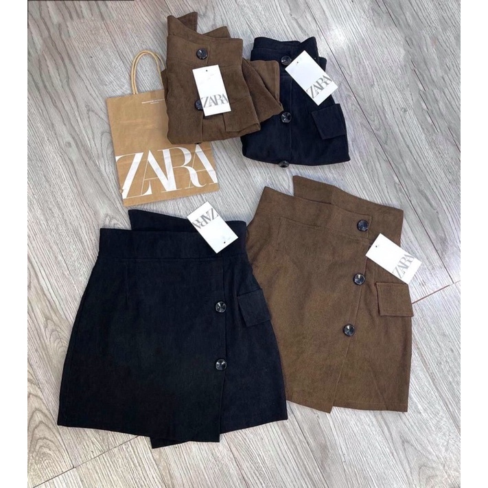 [ Siêu rẻ ] Chân váy nhung tăm hót 2 lớp kèm video